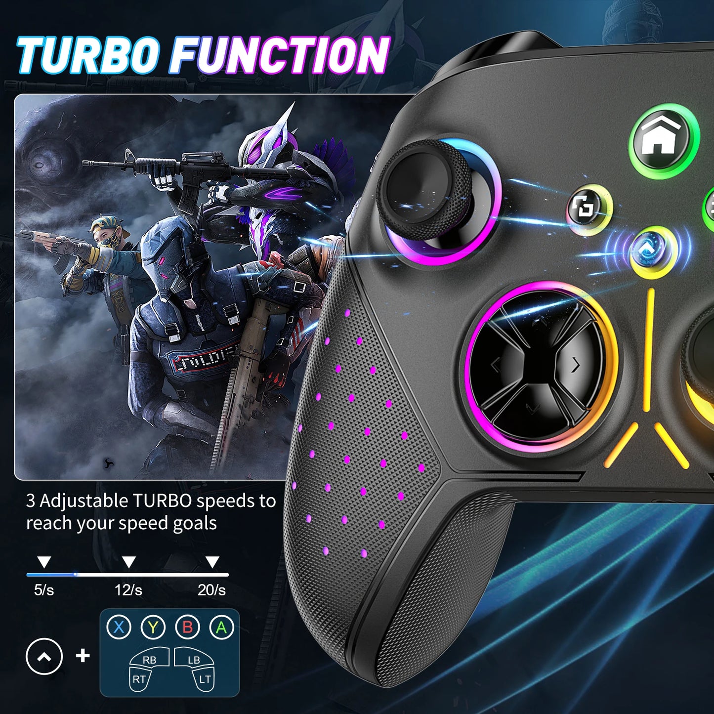 Turbo Function Wireless Controller
