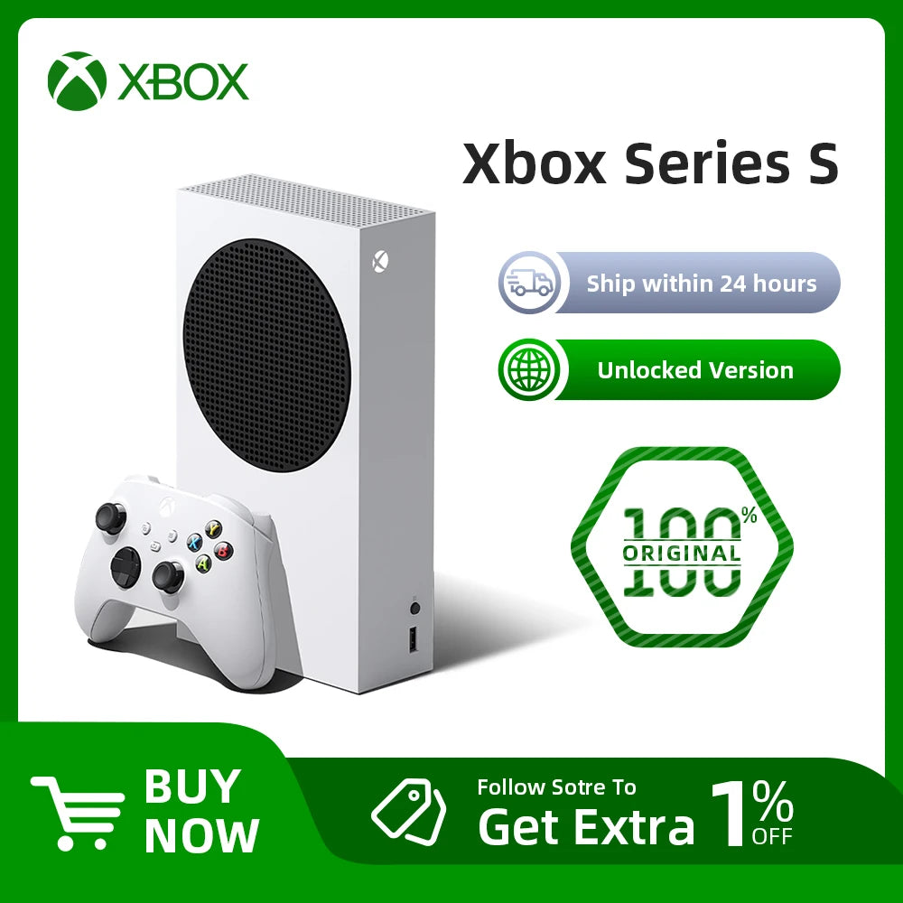 100% New Orginal Microsoft Xbox Series S